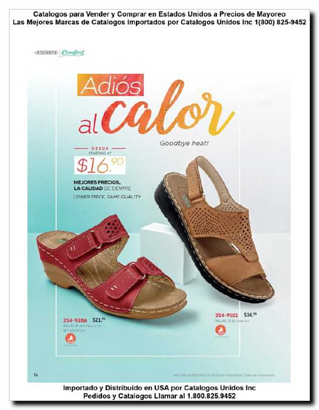 Llamanos al 1(800) 825-9452<br>Catalogos USA<br>(16 of 69)