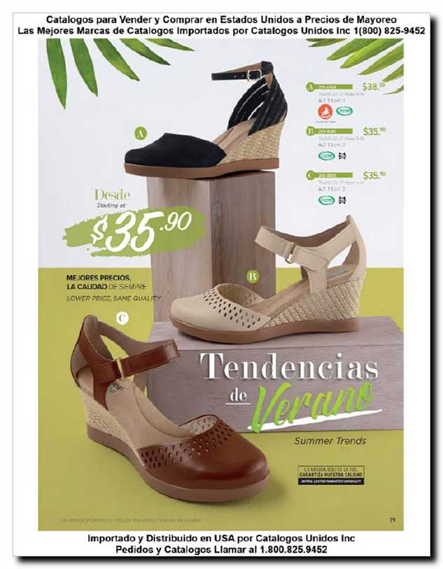 Llamanos al 1(800) 825-9452<br>Catalogos USA<br>(19 of 69)