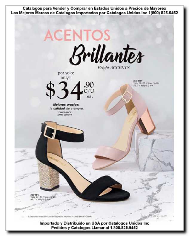 Llamanos al 1(800) 825-9452<br>Catalogos USA<br>(27 of 257)