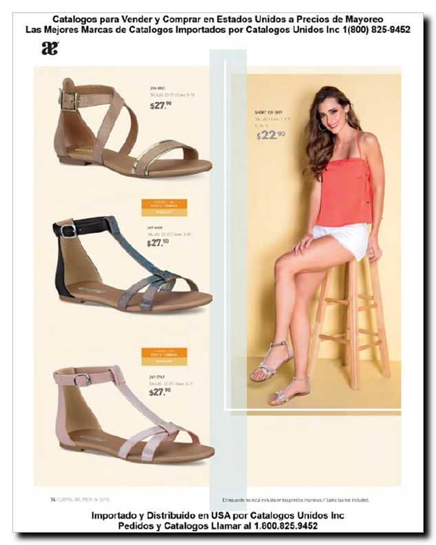 Llamanos al 1(800) 825-9452<br>Catalogos USA<br>(74 of 257)