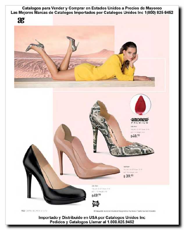Llamanos al 1(800) 825-9452<br>Catalogos USA<br>(112 of 257)