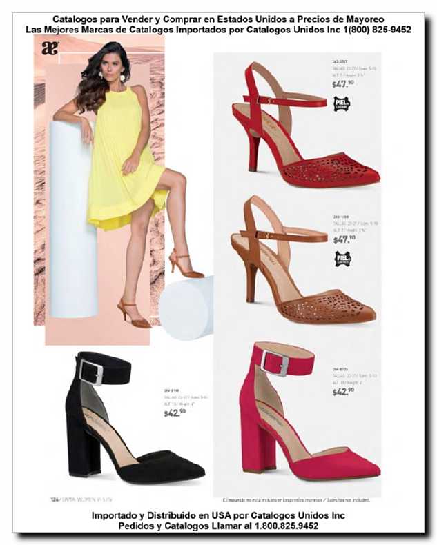Llamanos al 1(800) 825-9452<br>Catalogos USA<br>(124 of 257)