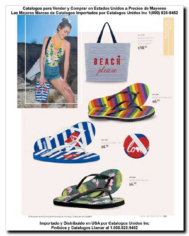 Llamanos al 1(800) 825-9452<br>Catalogos USA<br>(255 of 257)