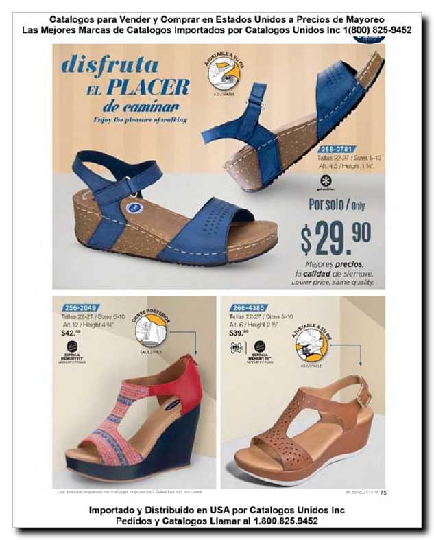 Llamanos al 1(800) 825-9452<br>Catalogos USA<br>(6 of 15)