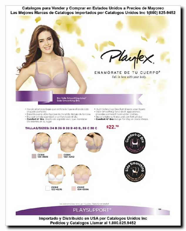 Llamanos al 1(800) 825-9452<br>Catalogos USA<br>(109 of 116)