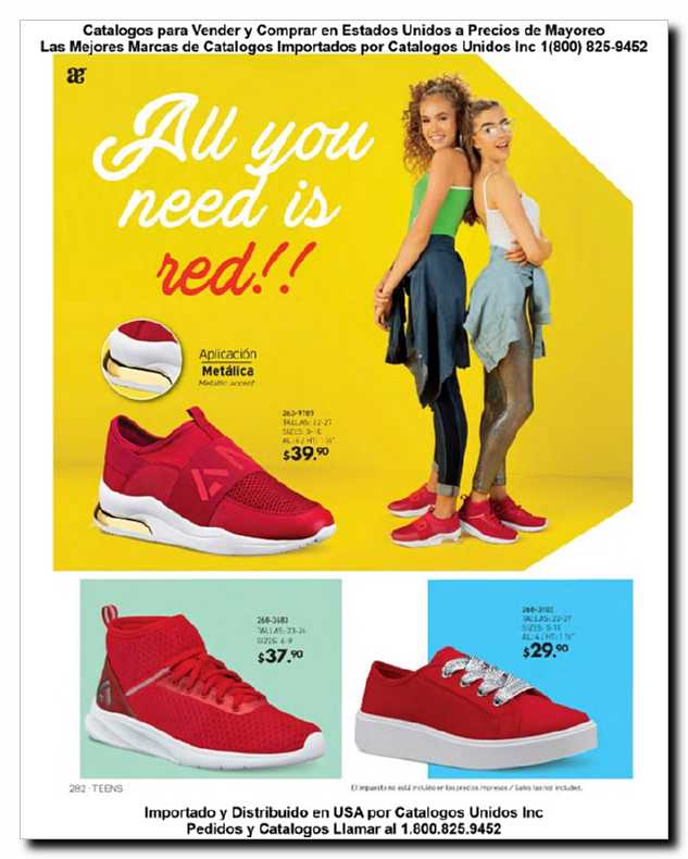 Llamanos al 1(800) 825-9452<br>Catalogos USA<br>(26 of 38)