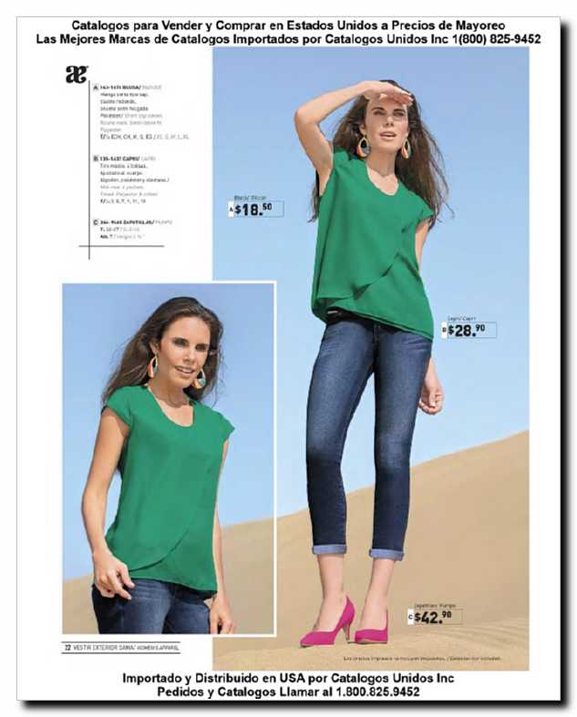 Llamanos al 1(800) 825-9452<br>Catalogos USA<br>(22 of 132)