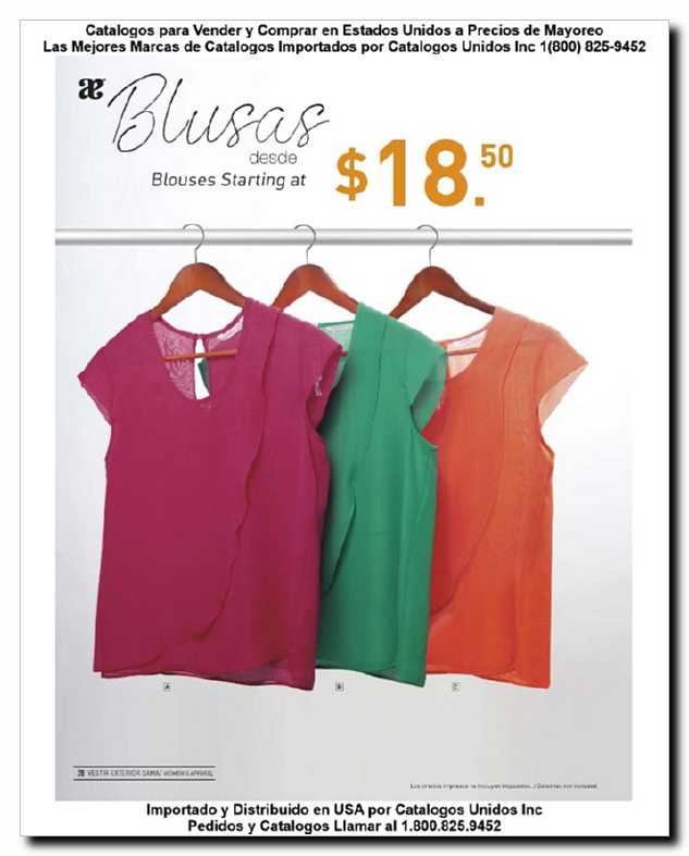 Llamanos al 1(800) 825-9452<br>Catalogos USA<br>(28 of 132)
