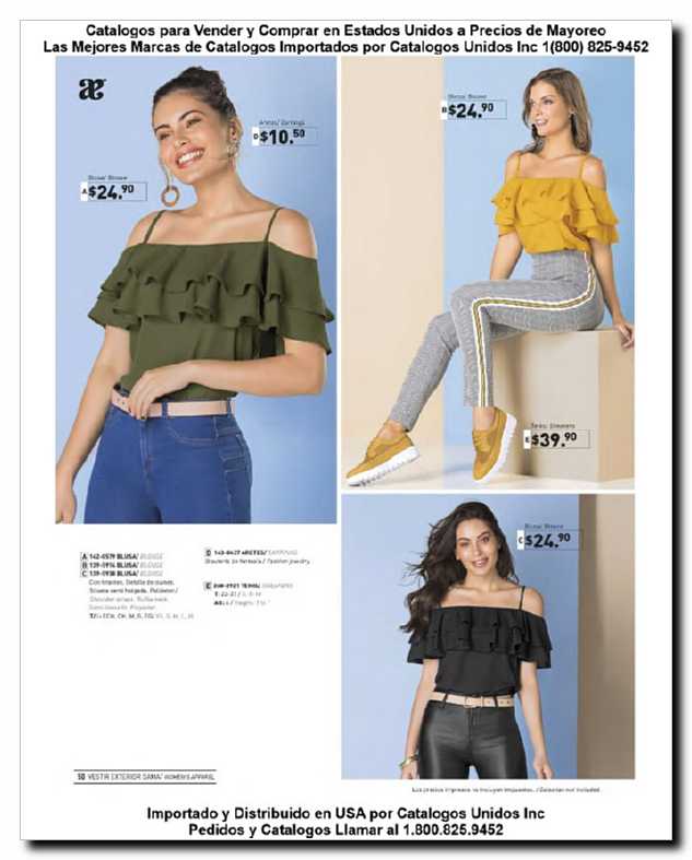 Llamanos al 1(800) 825-9452<br>Catalogos USA<br>(50 of 132)