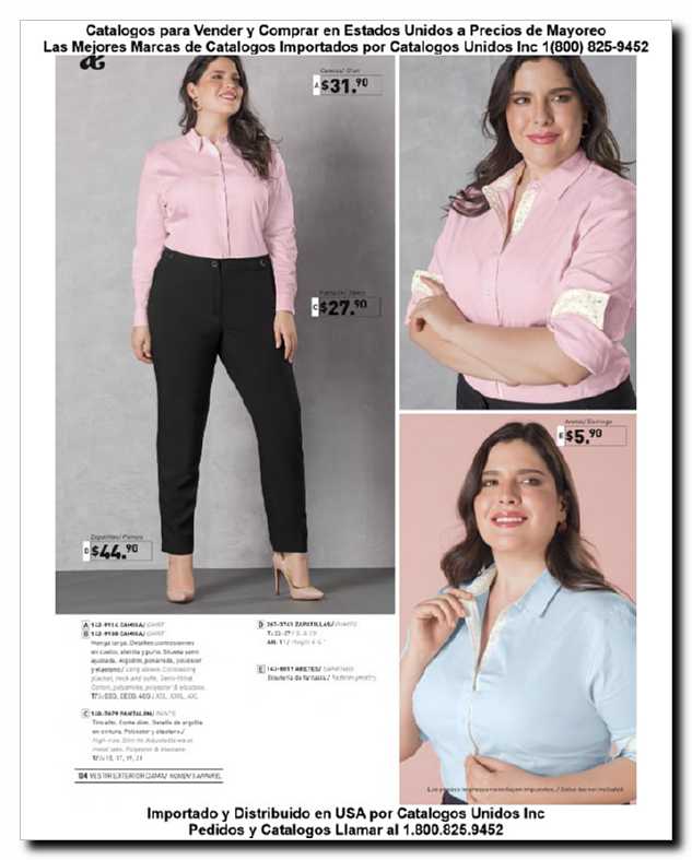 Llamanos al 1(800) 825-9452<br>Catalogos USA<br>(104 of 132)
