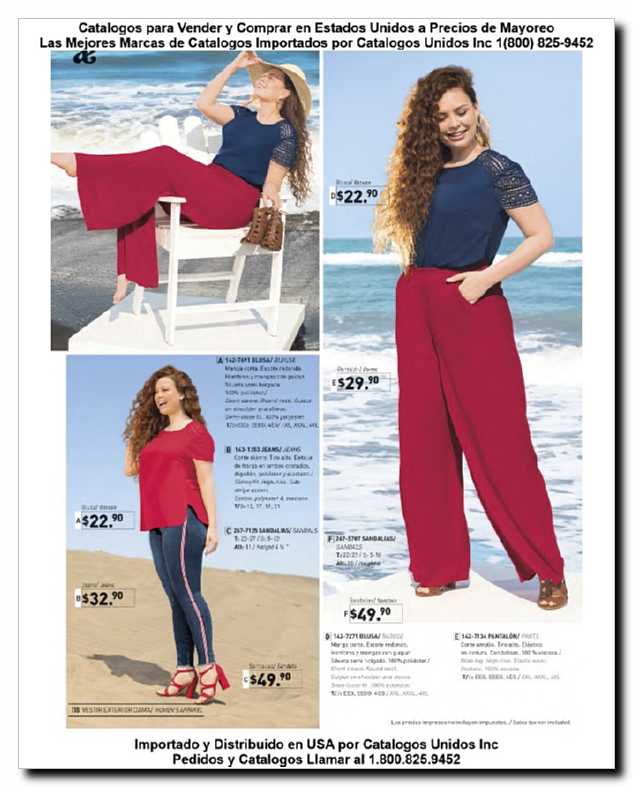 Llamanos al 1(800) 825-9452<br>Catalogos USA<br>(118 of 132)