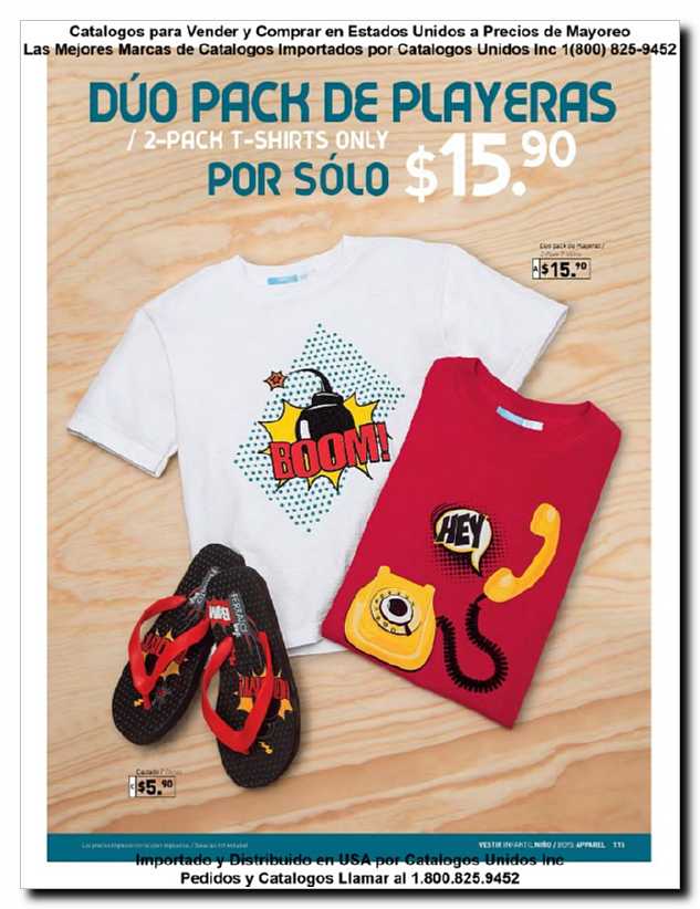 Llamanos al 1(800) 825-9452<br>Catalogos USA<br>(13 of 18)