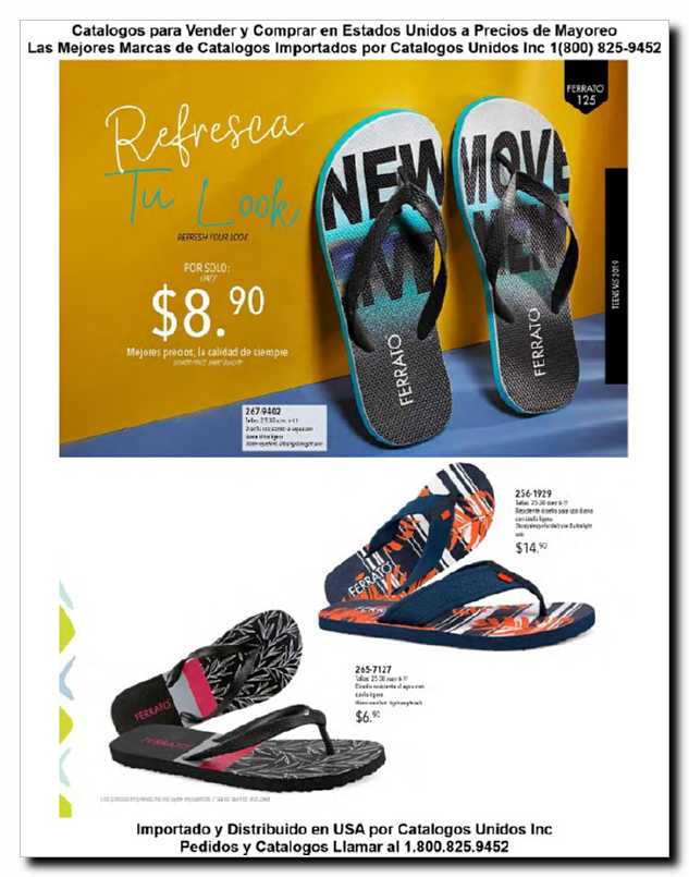 Llamanos al 1(800) 825-9452<br>Catalogos USA<br>(125 of 129)