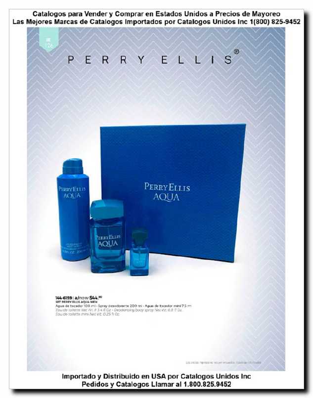 Llamanos al 1(800) 825-9452<br>Catalogos USA<br>(126 of 129)