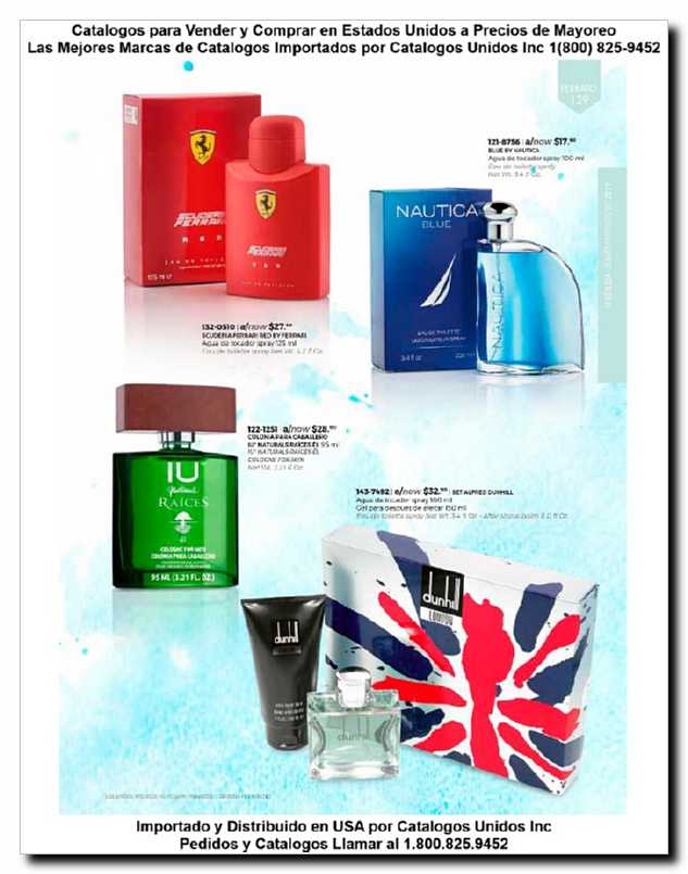 Llamanos al 1(800) 825-9452<br>Catalogos USA<br>(129 of 129)