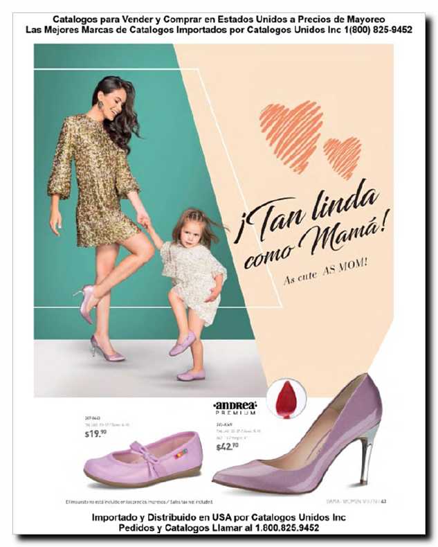 Llamanos al 1(800) 825-9452<br>Catalogos USA<br>(43 of 257)