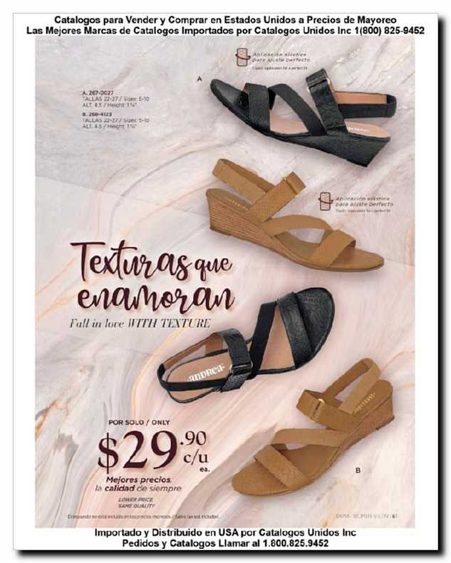 Llamanos al 1(800) 825-9452<br>Catalogos USA<br>(61 of 257)
