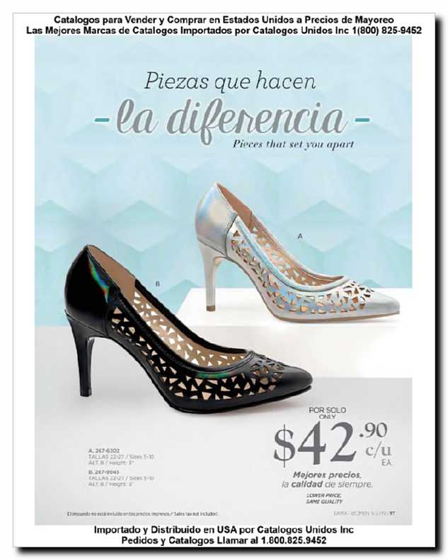Llamanos al 1(800) 825-9452<br>Catalogos USA<br>(97 of 257)