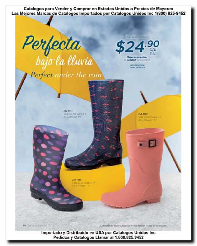 Llamanos al 1(800) 825-9452<br>Catalogos USA<br>(106 of 257)
