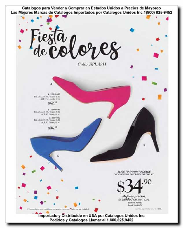 Llamanos al 1(800) 825-9452<br>Catalogos USA<br>(115 of 257)