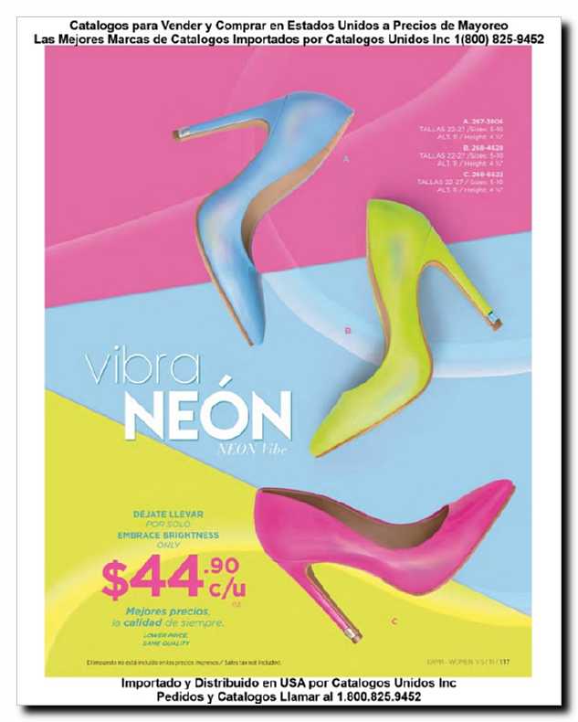 Llamanos al 1(800) 825-9452<br>Catalogos USA<br>(117 of 257)
