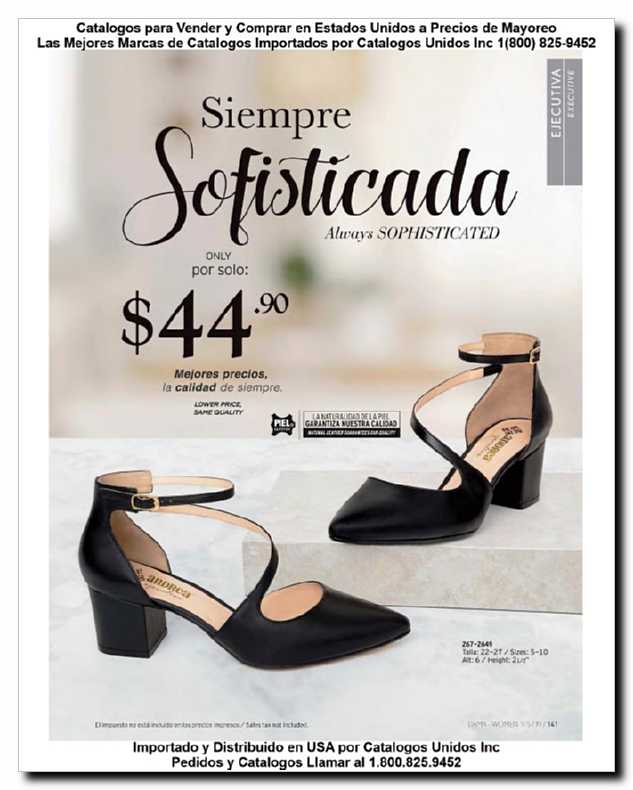 Llamanos al 1(800) 825-9452<br>Catalogos USA<br>(141 of 257)