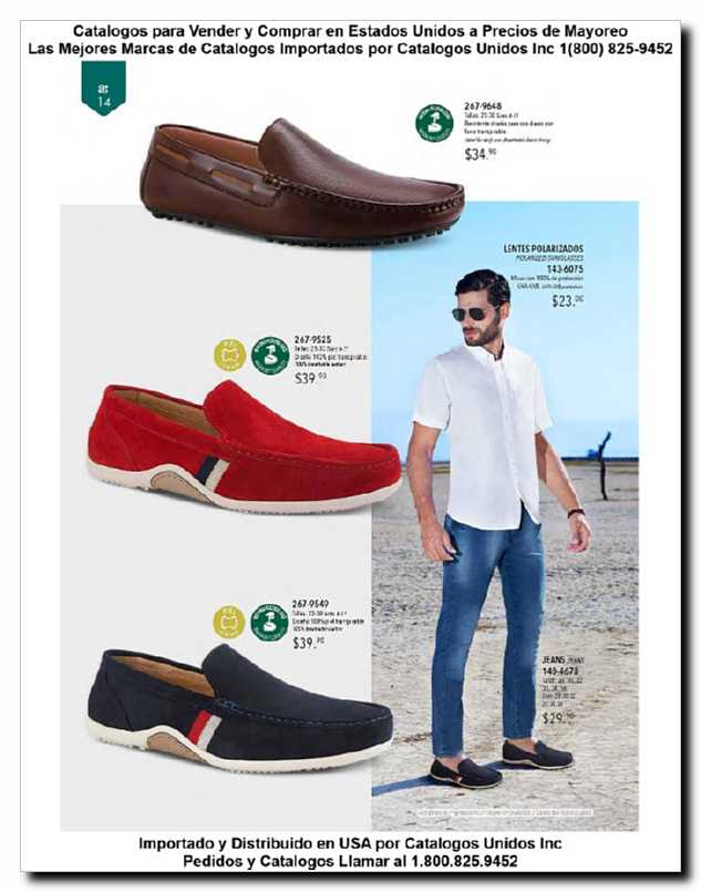 Llamanos al 1(800) 825-9452<br>Catalogos USA<br>(14 of 129)