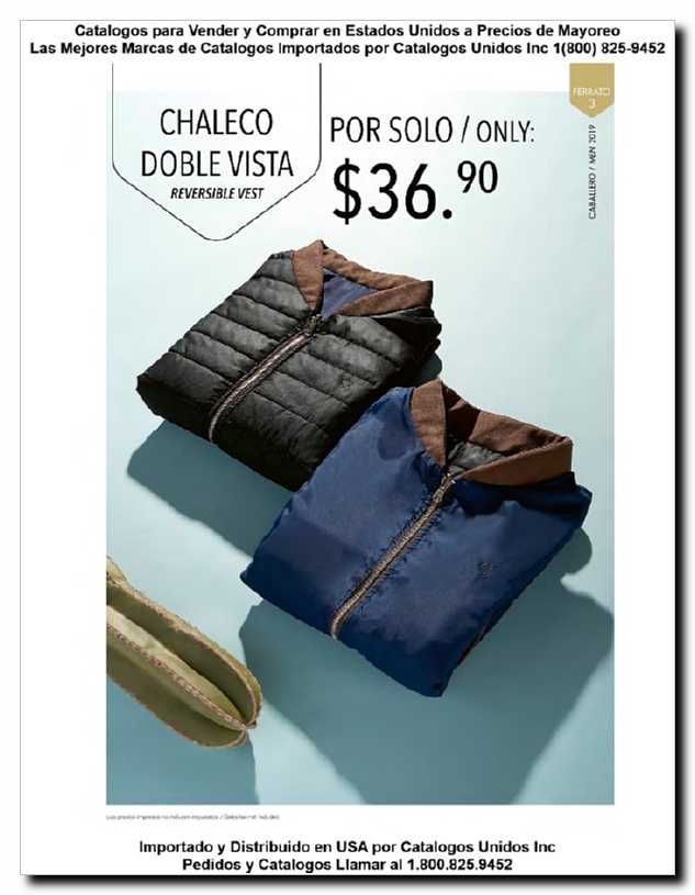 Llamanos al 1(800) 825-9452<br>Catalogos USA<br>(3 of 59)
