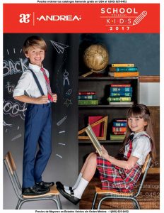 catálogo Andrea Colegial Kids 2017 Niña de Estados Unidos